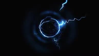炫酷粒子线条能量logo展示AE模板视频的预览图